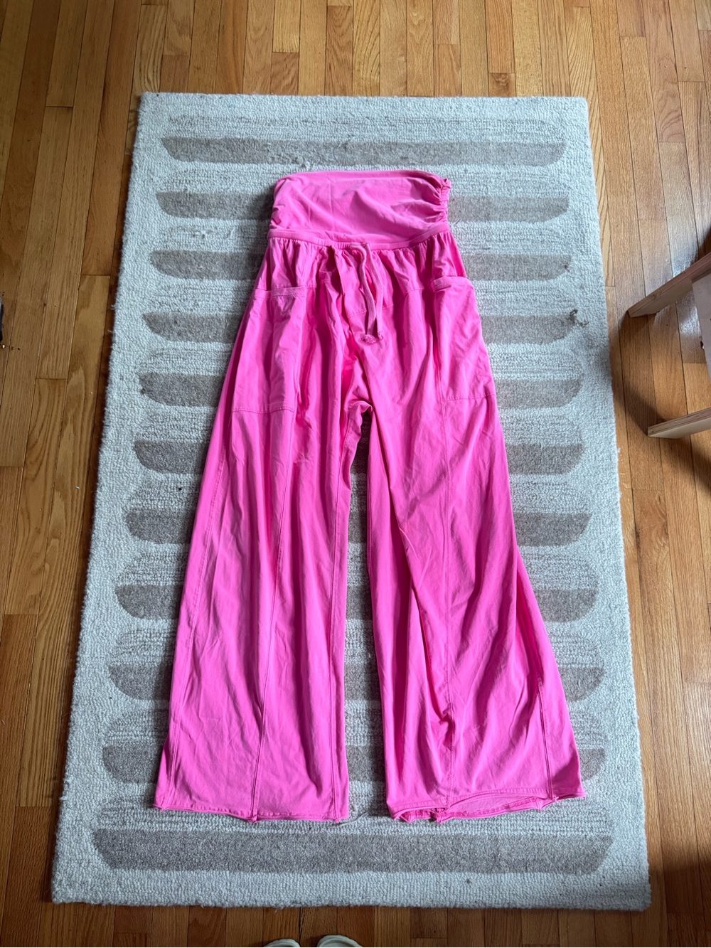 FP Movement by Free People Hot Pink Wide-Leg Pull-On Jumpsuit